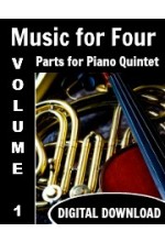Sicilienne by Faure for Piano Quintet - Digital Download